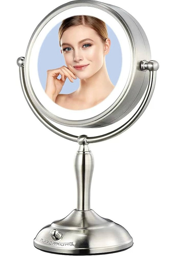 Professional 8.5" Lighted Makeup Mirror, 1X/10X Magnifying new i in Other in Calgary