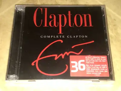 ERIC CLAPTON Complete Clapton 2 CD Set 36 Songs New, Sealed!, View more