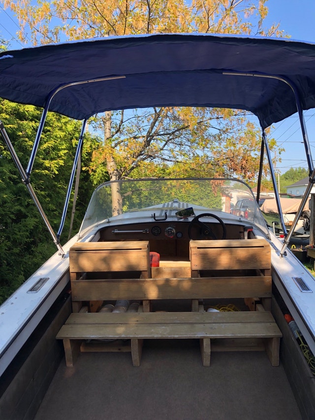15 foot aluminum boat, 40HP Nissan Powerboats & Motorboats Sudbury Kijiji