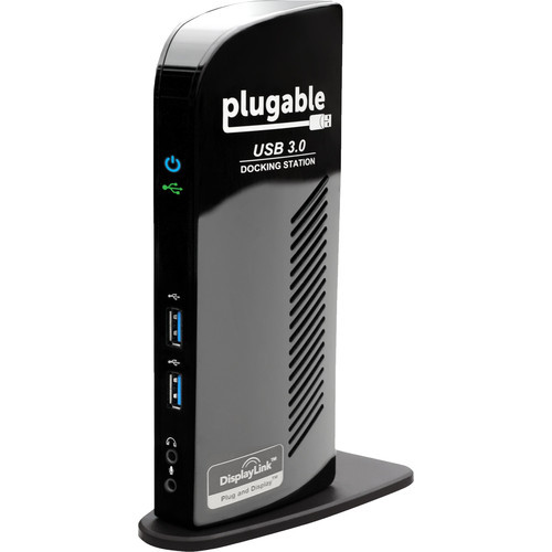 Plugable USB 3.0 Universal Laptop Docking Station Dual Monitor in Laptop Accessories in Burnaby/New Westminster