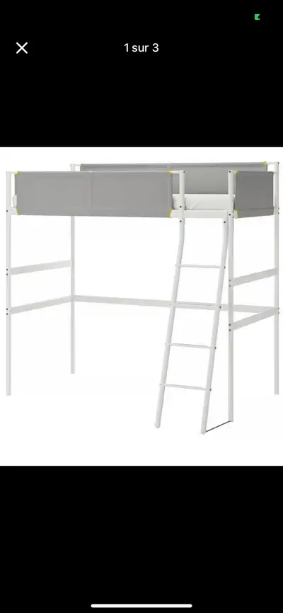 Lit superposé avec espace bureau IKEA , View more