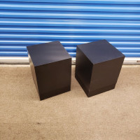 Pack of 2 Coffee Stand Home Side Table Wood Cube Furniture K6645