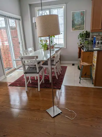 Free IKEA floor lamp and shade, View more