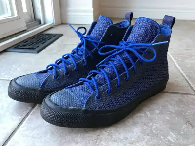 Converse Reflective Blue Chuck Taylor Mens 9.5 / Women’s 11.5, View more