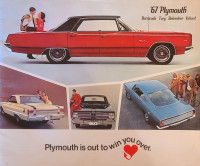 67 Plymouth Sales Brochure