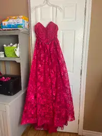Hot Pink Prom Dress