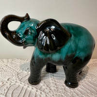 Vintage Pottery Elephant Large 