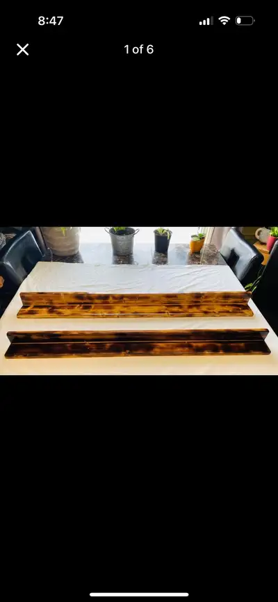 Hand Crafted shelves, View more