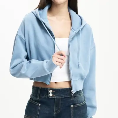 Paragon Fitwear Cropped Zip Up Hoodie, View more