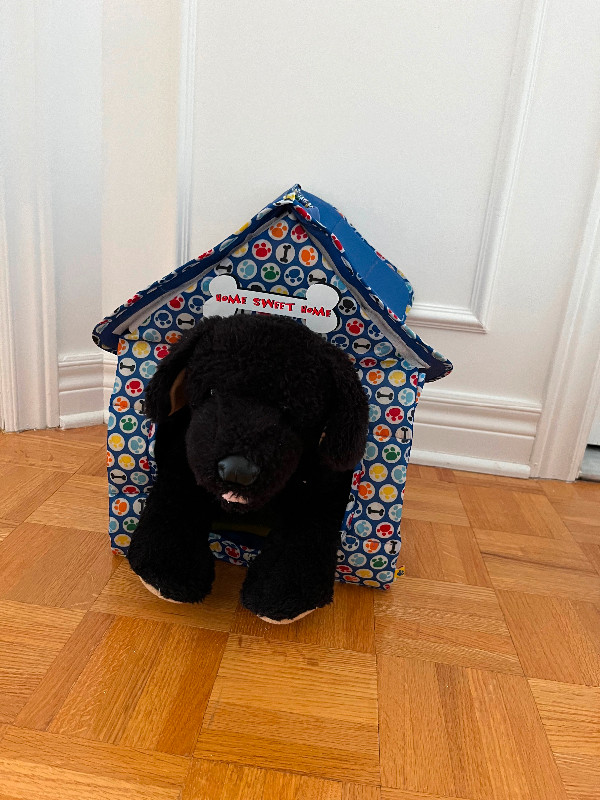 Build a Bear Labrador Black Puppy + accessories + clothing dans Jouets et jeux  à Ville de Montréal - Image 2