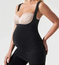 BLANQI MATERNITY UNDERBUST BELLY SUPPORT TANK - Black (M)