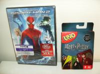 NEW Spider-man 2 DVD + New Uno Card Game