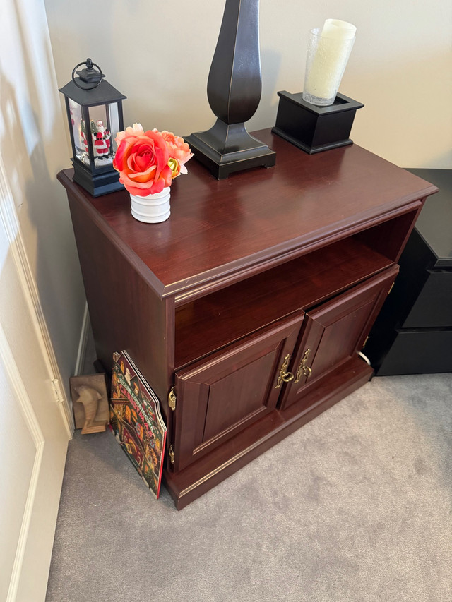 Wooden Side Table Cabinet in Other Tables in Mississauga / Peel Region - Image 2
