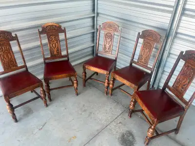 Antique Dining chairs, View more