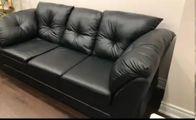 Black Three Seater Couch, View more