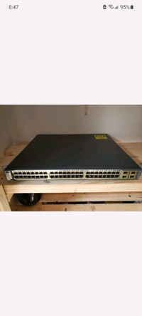 Cisco Catalyst 3750G Gigabite POE 48 Port Switch