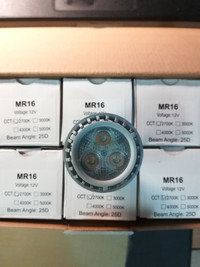 10 Pack MR16 LED Bulb 6w 2700K 12v AC/DC