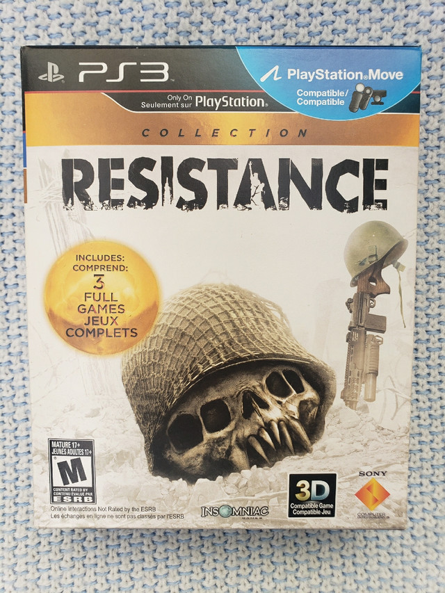 Resistance Collection PS3 in Sony Playstation 3 in Saskatoon