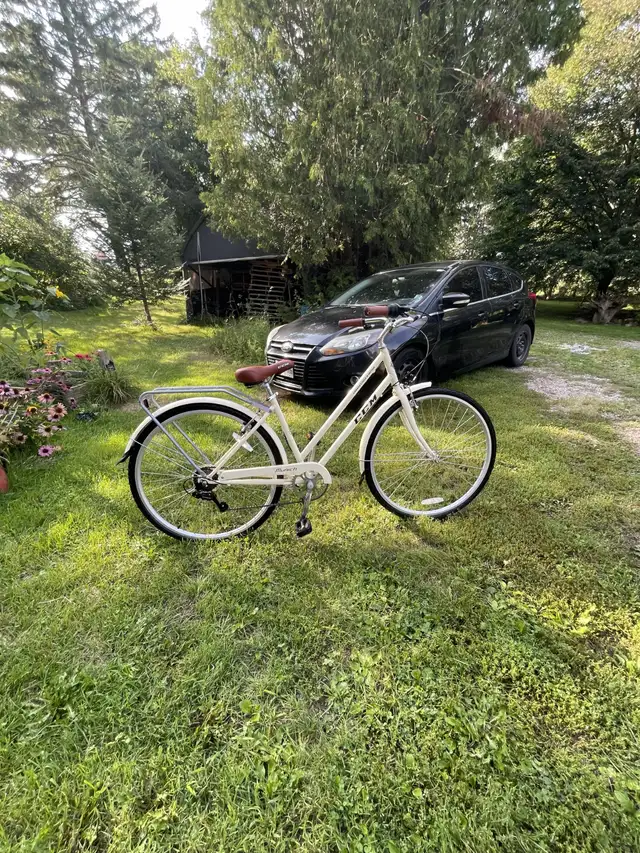 CCM Munich 7-Speed Step-Through City Bike with Rack