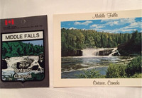 Middle Falls postcard and decal