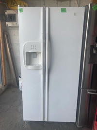  Maytag white side-by-side fridge freezer