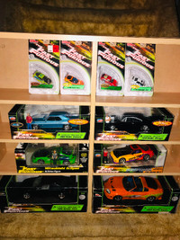 1:64-1:24-1:18 SCALE DIE-CAST CARS - "THE FAST & THE FURIOUS"