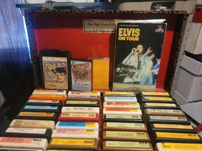 Lot 37 Elvis Presley 8-track 1 cassette 1 movies in case, View more