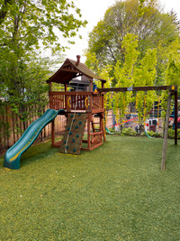 Rainbow Playground System - Cottage Castle II