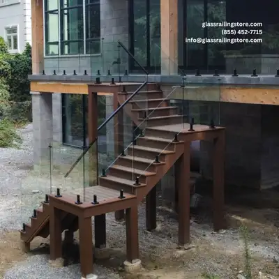 ind the perfect frameless glass railing for your deck. Heights of 36", 42", 48" and 40+ custom glass...