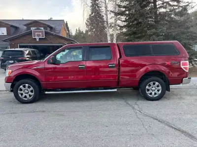 2013 Ford F-150 5L V8 XLT Crew Cab 6.5ft box, 202,090kms, Leer Truck Cap, 4x4, Command Start, Cruise...