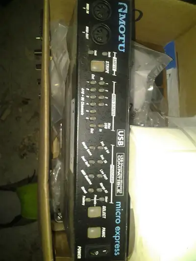 MOTU Micro Express 4x6 USB MIDI Interface smpte  HUGE  inv STUDI, View more