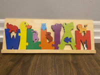 Wooden Name Puzzle - William 