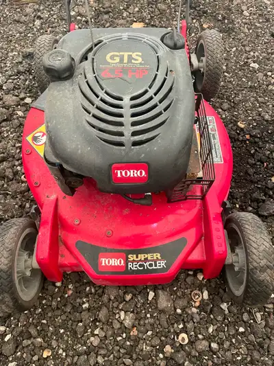 Toro push mower, View more