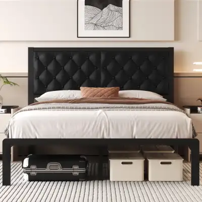 Size Queen Material Linen Product Dimensions 81.6"L x 61"W x 41.3"H Style Modern Special Feature Squ...