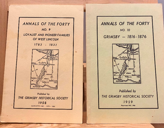 Annals of the Forty by the Grimsby Historical Society in Non-fiction in Oshawa / Durham Region