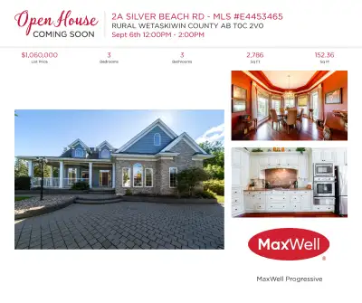 PUBLIC OPEN HOUSE this Saturday, Sept 6th 12pm – 2pm 2A Silver Beach Rd – ML: E4453465 Silver Beach,...