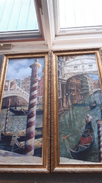 2 Cadre rectangulaire décoratif de Venise italie