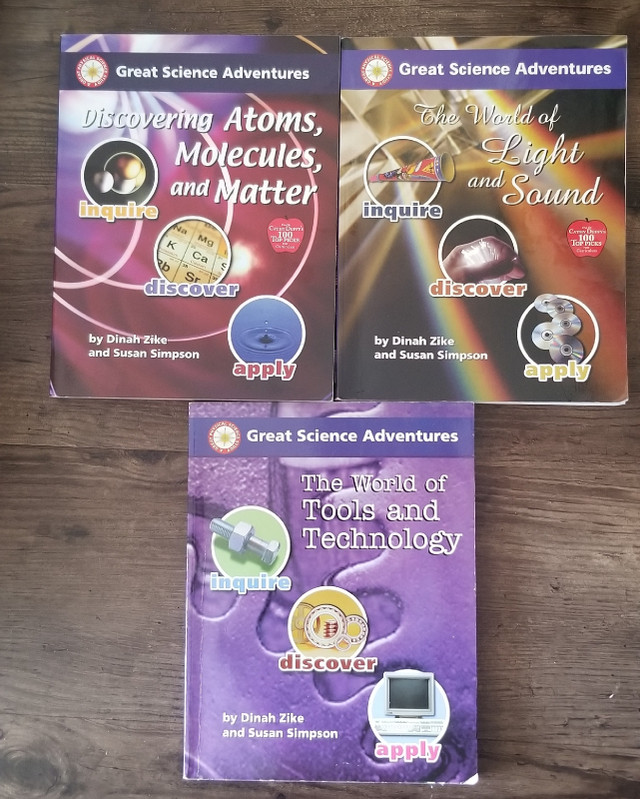 3 Great Science Adventures Books in Textbooks in Edmonton