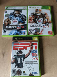 Sports Video Games, mainly Xbox 360