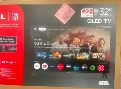 32 inch tcl smart tv OLED new 130$, View more