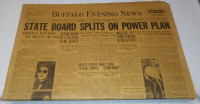 1931 Vintage Newspaper Buffalo NY Evening News