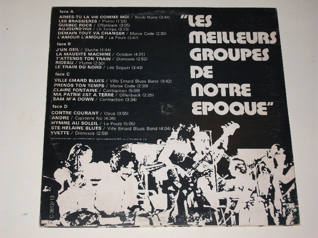 Les meilleurs groupes de notre époque (1976) 2XLP dans CD, DVD et Blu-ray  à Ville de Montréal - Image 2