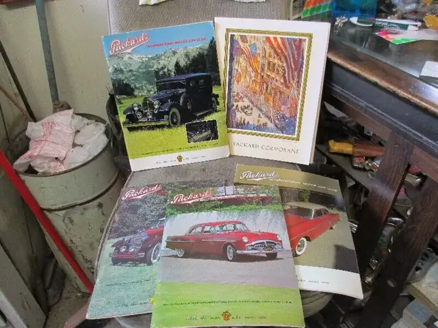 1970-1990 PACKARD MOTOR CAR CLUB MAGAZINES $2. EA.