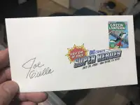 Joe Giella Signed Green Lantern 1st day envelope