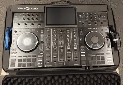 Denon Prime 4+ stand alone DJ controller in excellent condition, View more