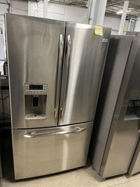 GE profile stainless steel counter depth fridge 