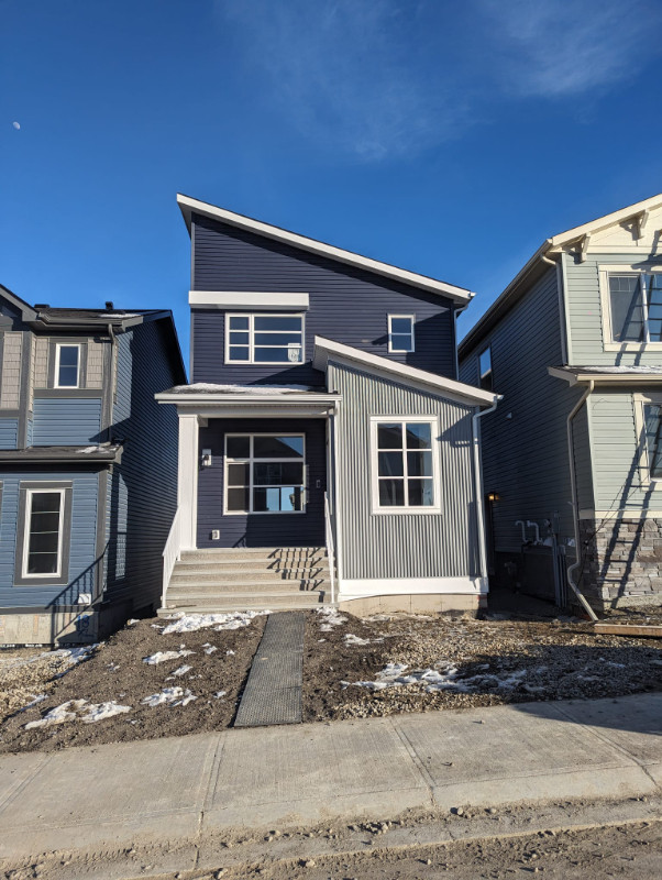 Brand New 3 Bed, 2.5 Baths walkout home for rent in Livingston. in Long Term Rentals in Calgary