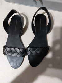 Ladies size 6 leather sandals