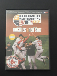 MLB World Series 2007 DVD Colorado Rockies vs Boston Red Sox
