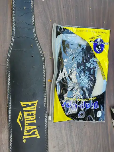Pro Gryp Weightlifting Gloves and Everlast Belt $20, View more